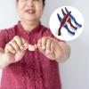 Hemobllo 4pcs Denture Brush Set Double-Sided Toothbrush for Denture Cleaning Portable Soft Toothbrush Travel Oral Care for Seniors view 3