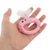 WEKAMOS Silicone Toothbrush for Ages 0-3 Years, U-Shaped Soft Bristle Training Toothbrush with Dinosaur Design, Pink Gum Care Mouthpiece Brush for Early Dental Care view 4