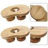 Adjustable Rotatable Wooden Sauna Pillow for Ergonomic For Neck Relief and Support, Suitable for Traditional Sauna Rooms, Pack of 2 view 2