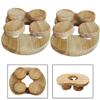 Adjustable Rotatable Wooden Sauna Pillow for Ergonomic For Neck Relief and Support, Suitable for Traditional Sauna Rooms, Pack of 2 view 4