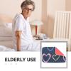 Ciieeo Incontinence Bed Pad 50x70cm Reusable Waterproof Washable Underpad with Quilted Heart Pattern for Elderly Patients and Bedridden Incontinence Protection view 3