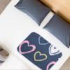 Ciieeo Incontinence Bed Pad 50x70cm Reusable Waterproof Washable Underpad with Quilted Heart Pattern for Elderly Patients and Bedridden Incontinence Protection view 4