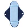 32PCS Reusable Sanitary Pads, Washable Menstrual Cloth Pantyliners with Storage Bag, Portable Breathable Sanitary Towels Period Pads Panty Liners for Women Girls (32PCS (Blue)) view 3
