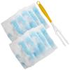 10 PCS Fluffy Duster Refills with 1 yellow Handle, Compatible with Flash Dust Magnet, Flash Duster, Dust Magnet,FlashDuster Refills For Efficient Cleaning view 1