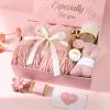 ENJOLLY Get Well Soon Gifts Baskets for Women Self Care Gifts,Birthday Gifts for Women Spa Care Package, Set for Mom Wife Girlfriend Sister Best Friend (Pink) view 1