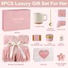 ENJOLLY Get Well Soon Gifts Baskets for Women Self Care Gifts,Birthday Gifts for Women Spa Care Package, Set for Mom Wife Girlfriend Sister Best Friend (Pink) view 2