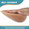 Teardrop Self-Adhesive Silicone Breast Forms C Cup Brown, Bra Pad Enhancers for Crossdresser Transgenders(F Cup) view 3