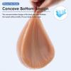 Triangle Silicone Breast Forms, Concave Bottom Non-Stick Fake Boobs - C Cup Bra Pad Enhancers for Crossdresser, Transgender(Self-Adhesive,AAA Cup) view 4