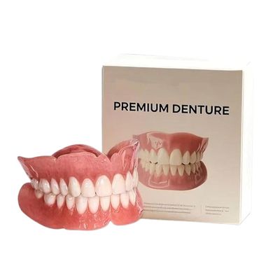 Cvioert Dentures, Cvioert Premium Dentures, Silicone Dentures To Fit Over Existing Teeth, Snap On Veneers Teeth, Premium Dentures Full Set For Men And Women (1pcs)