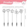 5PCS Bracelet Helper Tool - Metal Bracelet Helper for Putting on Jewelry Yourself, Multi-Use Spiral Design as Card Holder, Silver.. view 4