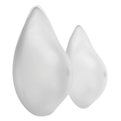Clear Teardrop Silicone Breast Forms - Breathable 3XL Bra Pad Enhancers for Mastectomy Prosthesis(14XL)