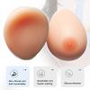 Teardrop Silicone Breast Forms - Self-Adhesive K Cup, Concave Bottom Prosthesis Bra Enhancers for Crossdresser, Transgenders(Non-Stick,D Cup) view 2