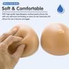 1 Pair Teardrop Silicone Breast Forms, Concave Bottom Bra Pad Enhancers Fake Boobs for Mastectomy, 5XL, Brown(12XL) view 4