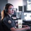 Willinglong 24 Pcs 911 Dispatch Appreciation Week Gifts Bulk 16 oz Coffee Tumbler with Lid 911 Dispatcher Telecommunicators Thank You Cups NPSTW Gifts for Emergency Dispatcher Operator Responder view 4