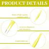 2Pcs Pointed Tweezers,Tweezers for Facial Hair Women,Stainless Steel Precision Tweezers for Men and Women,for Facial Hair Blackhead Removal view 3