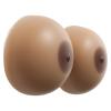 Round Silicone Breast Forms, Non-Stick Fake Boobs - G Cup Bra Pad Enhancers for Mastectomy, Crossdresser, Transgender(Non-Stick,K Cup) view 1