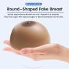 Round Silicone Breast Forms, Non-Stick Fake Boobs - G Cup Bra Pad Enhancers for Mastectomy, Crossdresser, Transgender(Non-Stick,K Cup) view 4
