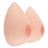 Self-Adhesive Teardrop Silicone Breast Forms, Concave Bottom C Cup Nude - Fake Boobs for Transgender(AAA Cup) view 1