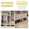 Hemobllo 4pcs Moisture Absorber Plastic Holder Box for Wardrobe and Cabinet, Large Capacity Water Absorbing Reusable Compact Container for Home Damp and Mould Control view 3