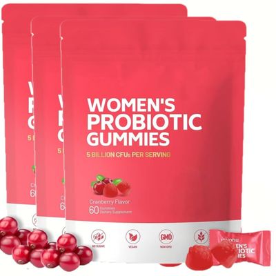 Viginal Probiotic for Women, Women Probiotic Gummies, Feminine Balance Gummies, Probiotics for Woman Vaginigal Health | 60 Gummies ,3pcs
