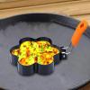 Egg Rings for Mirror Eggs, with Non-Stick Coating | Pancake Shape Egg Rings for Grill Plate - For Household, Camping and Commercial Use as well as for Breakfast, Pancakes, Sandw view 3