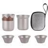Titanium Tea Set Outdoor Teaware Kit view 1
