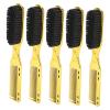 Double Ended Hair Brush Comb, Men's Beard Grooming Brush, Ergonomic Nylon Hair Styling Tool with ABS Handle, 2 in 1 Hair Comb and Beard Brush for Home Travel Salon view 3