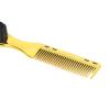 Double Ended Hair Brush Comb, Men's Beard Grooming Brush, Ergonomic Nylon Hair Styling Tool with ABS Handle, 2 in 1 Hair Comb and Beard Brush for Home Travel Salon view 4