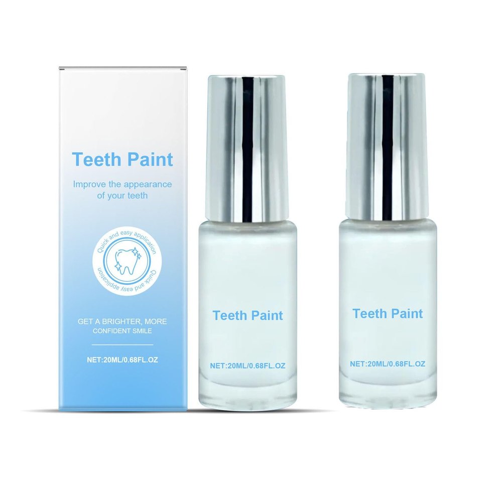 Tooth Polish - Teeth Whitening Pen Gel, Teeth Whitening Paint, Get A Brighter, More Confident Smile, 20ml (2)