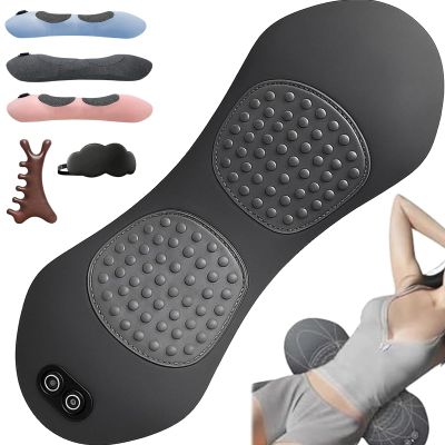 2026 Upgraded Prevalnt 3 in 1 Back Therapy, Charging Back Massager, Lower Back-Massager with Heat, 135Golden Curvature, Vibration Massage, Traction for Relieve Sciatica and Backpain (Blue)
