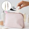4 Pieces of Stainless Steel Oblique Tweezers and 2 Pieces of Leather Case, Precise Clamping, Beauty Care Tools, Suitable for Eyebrow Trimming, Facial Fine Hair and Blackhead Treatment. view 4