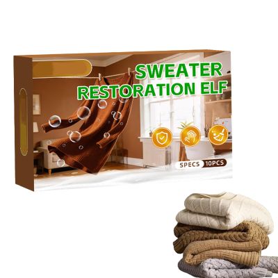 Anti-Shrink Sweater Revive Effervescent Tablets, Gentle Soak for Hand Wash to Help Relax Wool, Cashmere & Knit Fibres - Helps Restore Shape, Reduce Pilling, 10 Tablets (1 PCS)