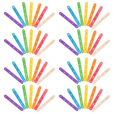 Mipcase 100pcs Wooden Ice Cream Sticks Mixed Colors DIY Craft Ice Pop Lollipop Sticks for Handmade Ice Lollies and Arts Supplies