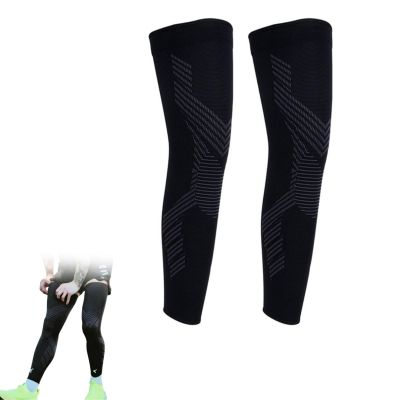 2 Pack Full Leg Compression Sleeves for Men And Women, Knee Compression Sleeve, Knee Support for Meniscus Tear, Running, Weightlifting, Workout, ACL, Arthritis, Joint Pain Relief