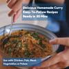 Spice Pots Indian Takeaway Curry Kit - 4 Large 80g Blends & Recipe Book - Rogan Josh, Madras, Bhuna, Korma - 16-20 Family Meals Fakeaway Kit - Foodie Gift for Dad - Vegan & Gluten-Free view 4