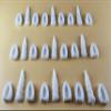 27 Peice Edible 3D Unicorn Horns and Ears Set icing toppers, cake cupcakes decorations T098 (Ivory) view 1