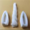 27 Peice Edible 3D Unicorn Horns and Ears Set icing toppers, cake cupcakes decorations T098 (Ivory) view 3