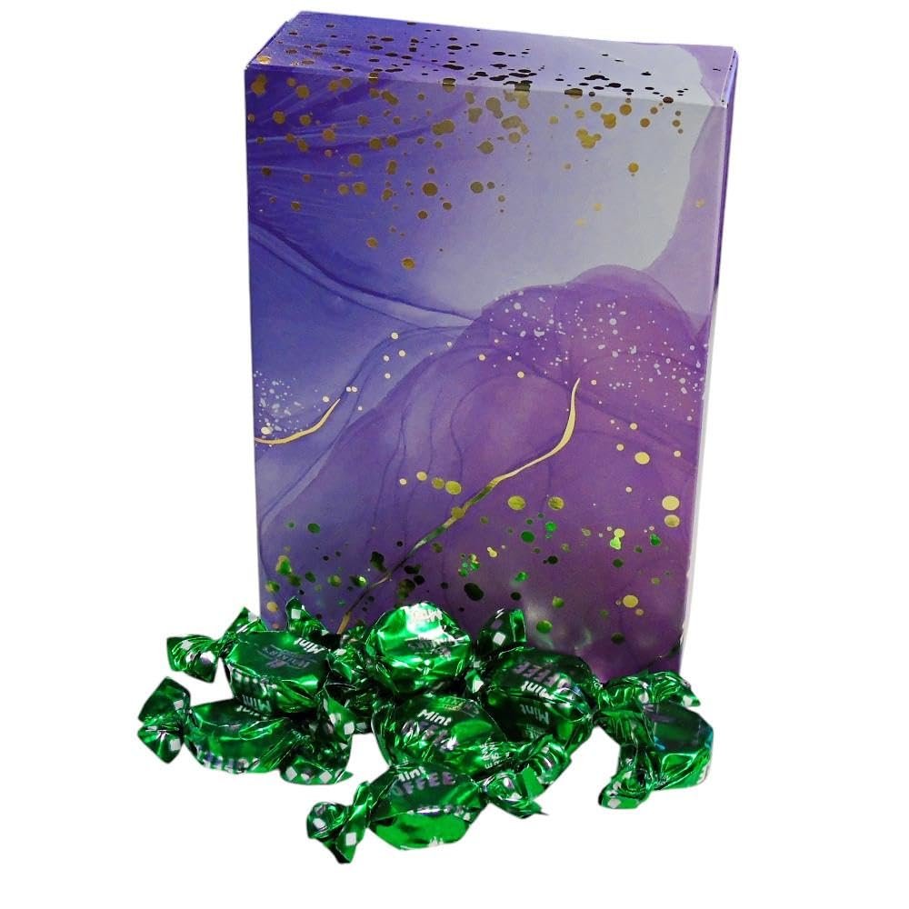 350g Rectangular Box Starlight Lilac Pattern of Walkers Mint Toffee