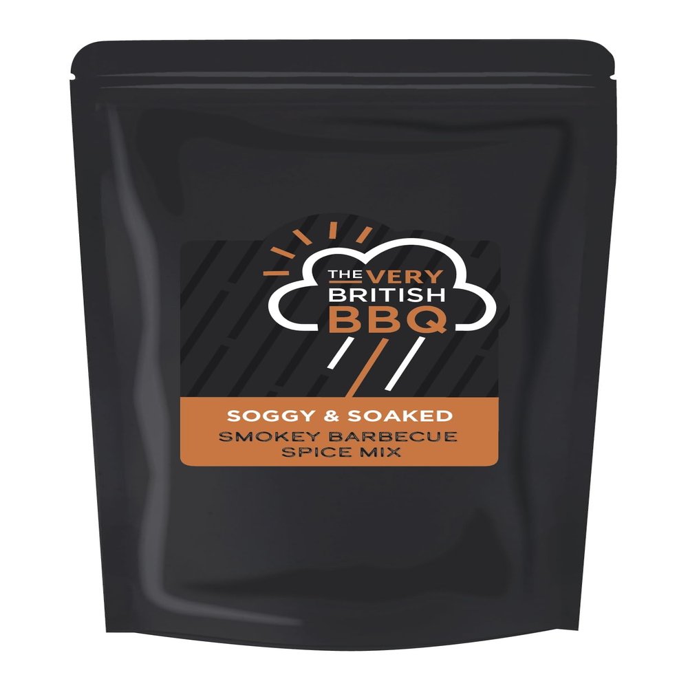The Very British BBQ Spice Mix Assorted Flavours 100g (100g - Light Shower, Smokey BBQ Flavour - classis sweet & smokey vibes)