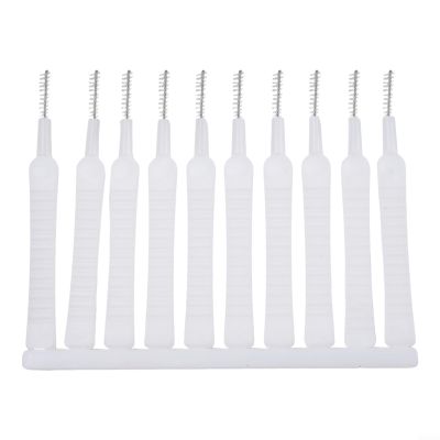 10/20/30 Pcs Shower Head Cleaning Brushes with Spiral Nylon Bristles for Cleaning Small Nozzles, Slots, and Pipes (10pcs)