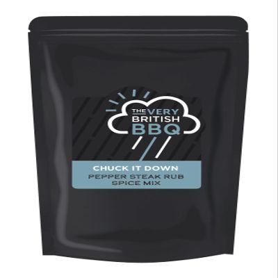 The Very British BBQ Spice Mix Assorted Flavours 100g (100g - Light Shower, Peppered Steack Rub - a great mix of tasty peppers)