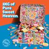 1kg Pick and Mix Sweets Gift Box for Kids Fizzy, Sour, Jelly & Gummy Sweet Hamper Birthday Sweets Bundle & Pic N Mix Box Selection Large Sweet Hamper Packed Fresh in the UK view 2