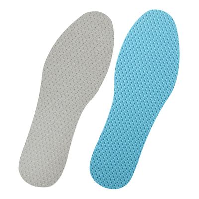 MAGICLULU Breathable Sweat-Absorbing Latex Sports Shoe Insoles for Men and Women, Super Soft Cuttable Athletic Shoe Inserts, Gray Size 39-40, Comfortable Foot Support for Outdoor and Daily