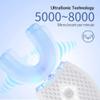 Automatic Toothbrush Ultrasonic Toothbrush, Ultrasonic Electric Toothbrush for Adults, Ultrasonic U-Shaped 360 Toothbrush, Ultrasonic Toothbrush Kit for Travel Home Dual-use (White) view 2