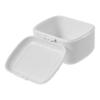 Ciieeo Portable Denture Case White Bath Retainer Box for Elderly Dentures Storage and Cleaning Travel-Friendly Suitable for Daily Outdoor Use view 1