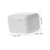 Ciieeo Portable Denture Case White Bath Retainer Box for Elderly Dentures Storage and Cleaning Travel-Friendly Suitable for Daily Outdoor Use view 2