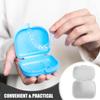 Ciieeo Portable Denture Case White Bath Retainer Box for Elderly Dentures Storage and Cleaning Travel-Friendly Suitable for Daily Outdoor Use view 3