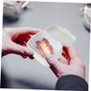 Ciieeo Portable Denture Case White Bath Retainer Box for Elderly Dentures Storage and Cleaning Travel-Friendly Suitable for Daily Outdoor Use view 4
