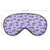 Blueberry Muffins Cakes Sleep Mask Eye Cover for Sleeping Men Women Light Blocking Travel Blindfold view 2