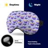 Blueberry Muffins Cakes Sleep Mask Eye Cover for Sleeping Men Women Light Blocking Travel Blindfold view 4